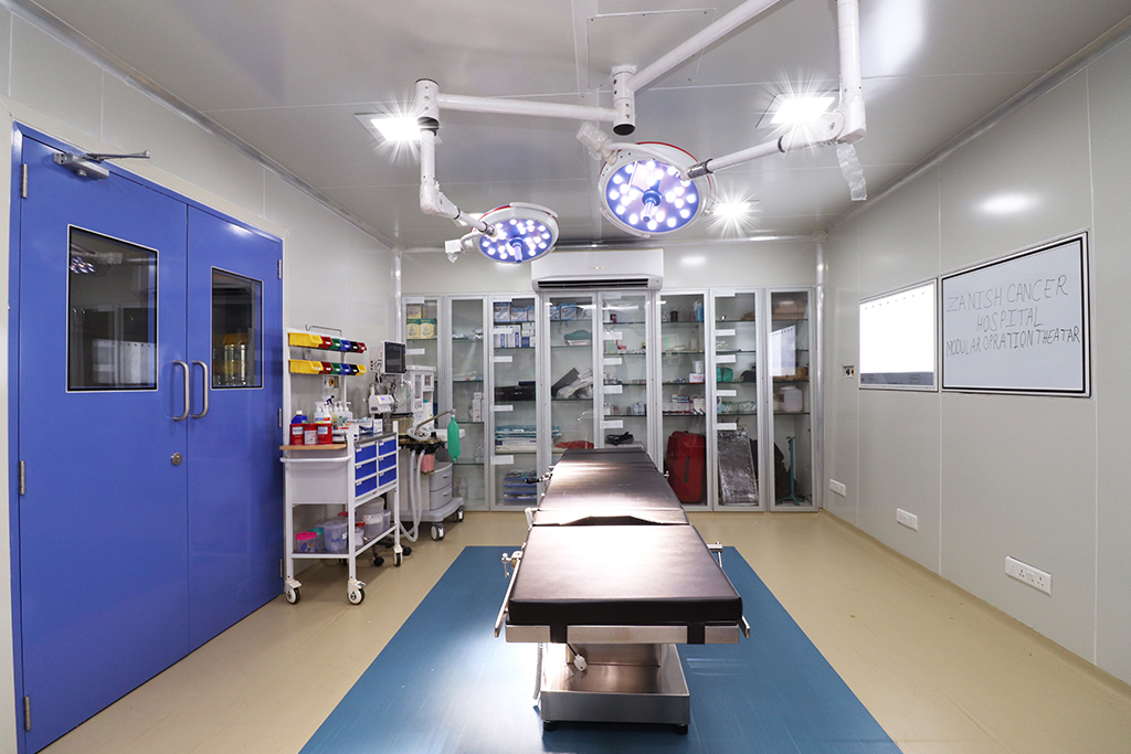 Specious operation theater with latest equipments