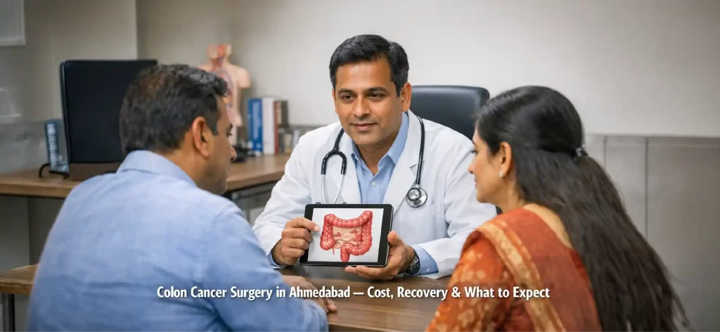Colon Cancer Surgery in Ahmedabad — Cost, Recovery & What to Expect