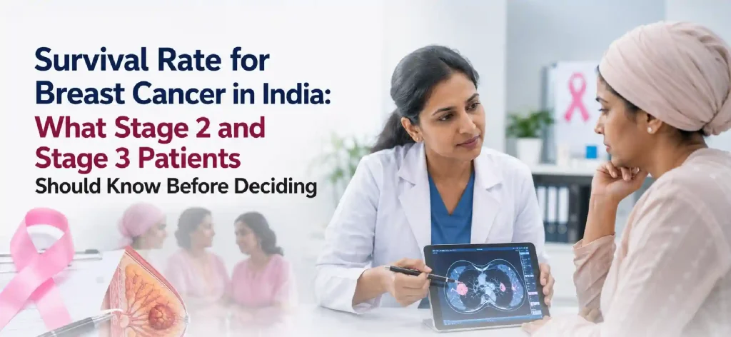 Survival Rate for Breast Cancer in India: What Stage 2 and Stage 3 Patients Should Know Before Deciding